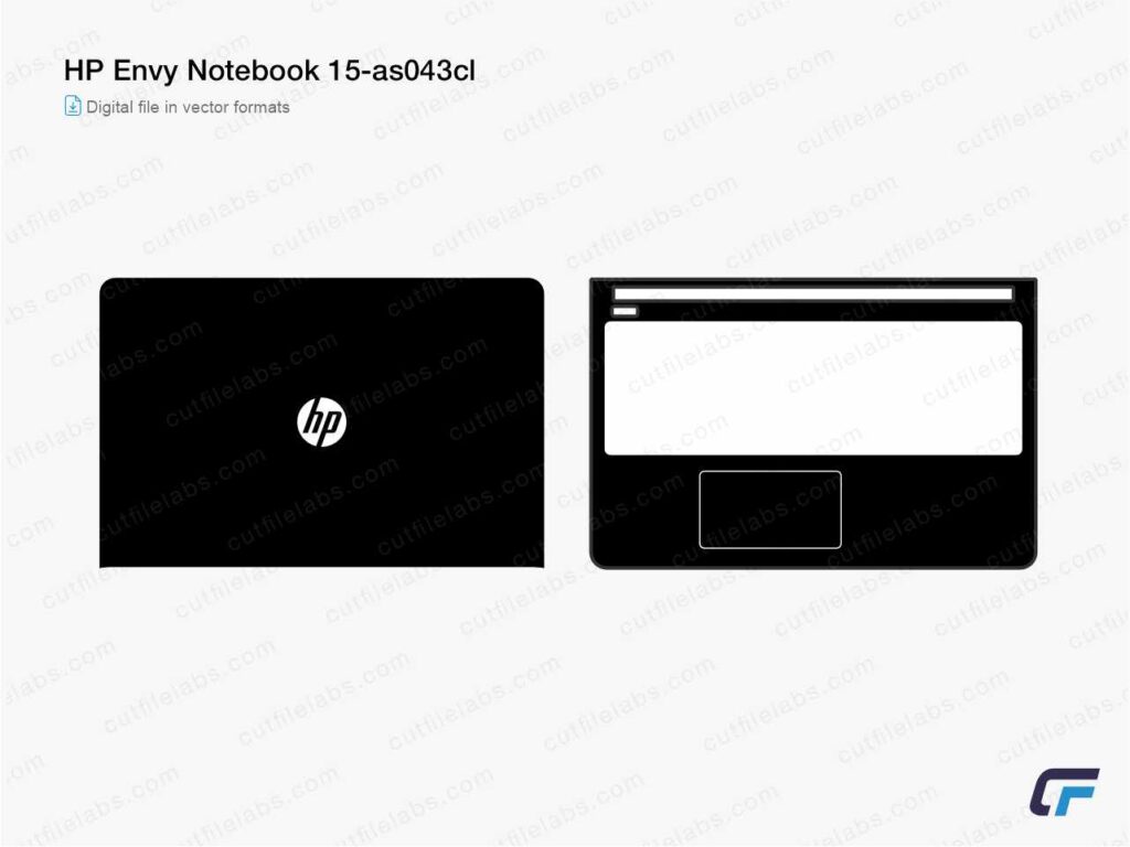 HP Envy Notebook 15-as043cl Cut File Template