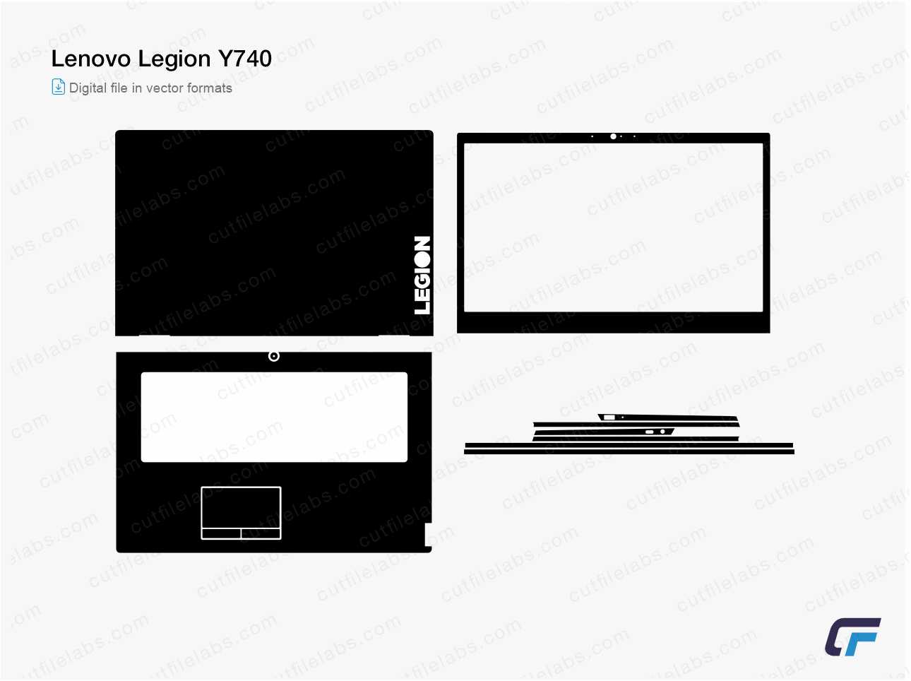 Lenovo Legion Y740 (2019) Cut File Template