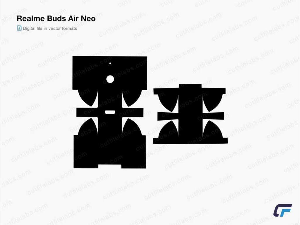 Realme Buds Air Neo Cut File Template
