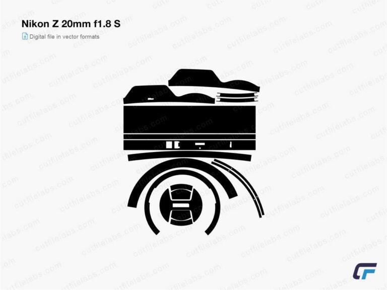 Nikon Z 20mm f1.8 S Cut File Template
