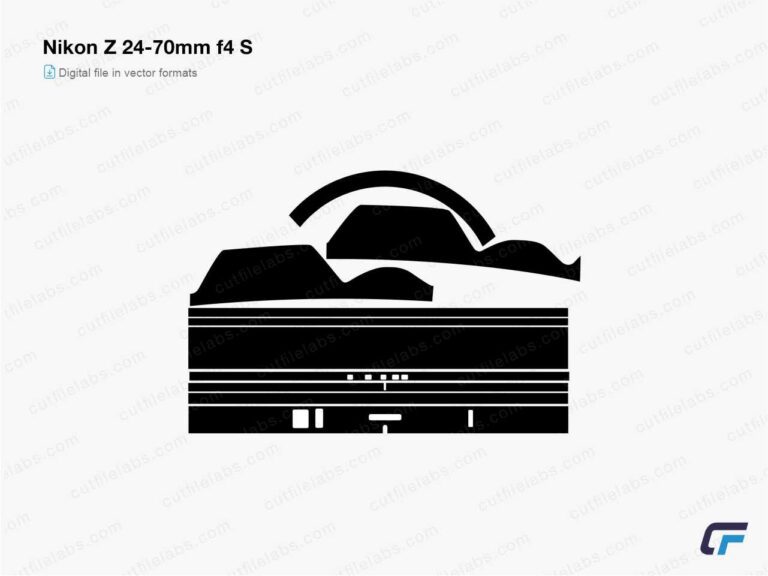 Nikon Z 24-70mm f4 S Cut File Template