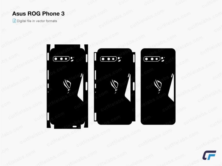 Asus ROG Phone 3 (2020) Cut File Template