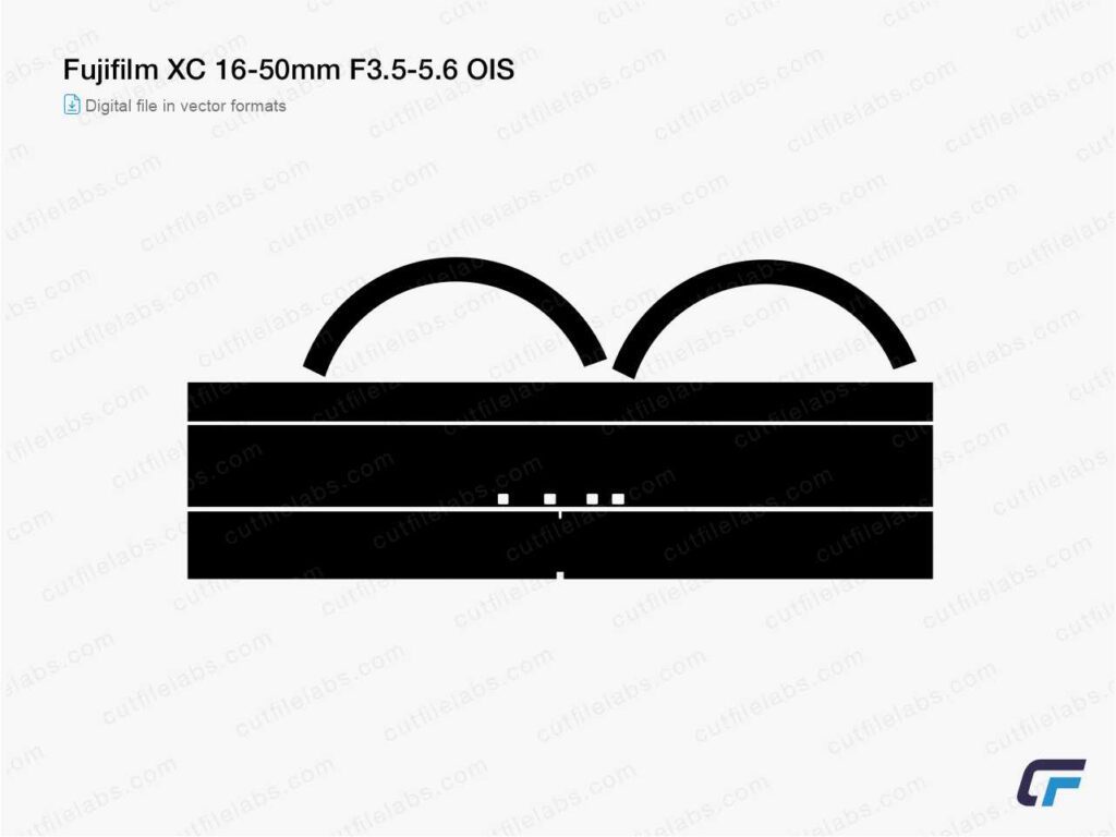Fujifilm XC 16-50mm F3.5-5.6 OIS Cut File Template