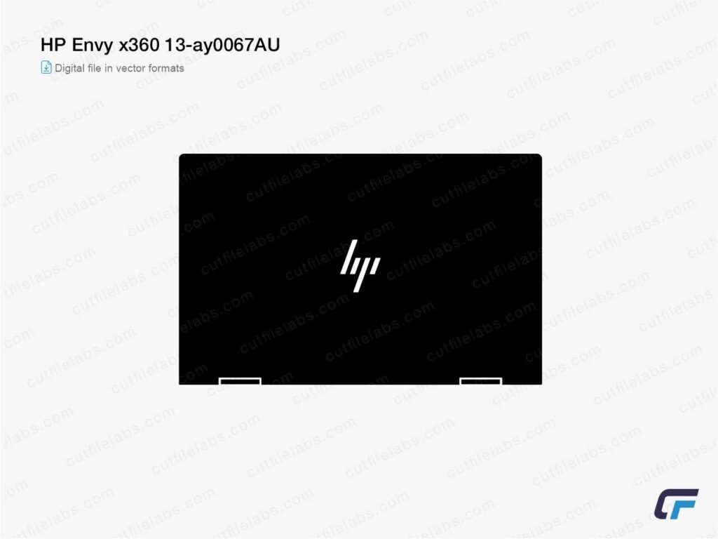 HP Envy x360 13-ay0067AU (2020) Cut File Template
