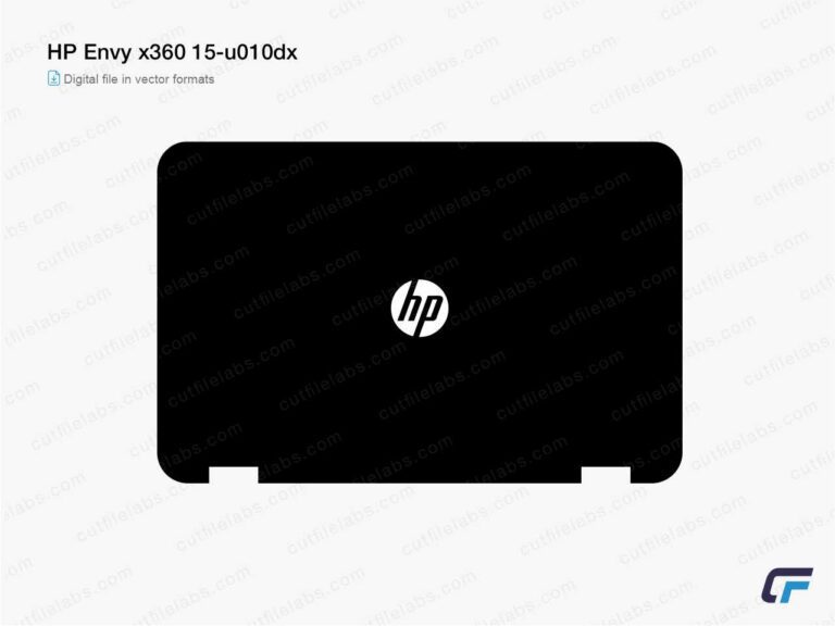 HP Envy x360 15-u010dx Cut File Template