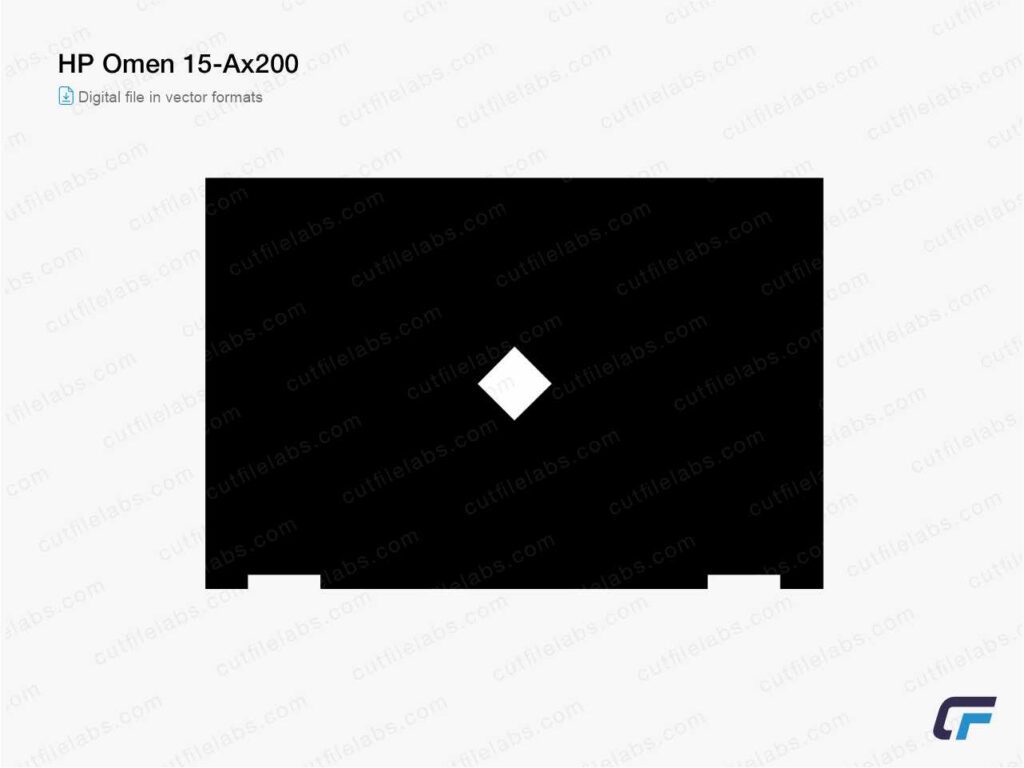 HP Omen 15-Ax200 (2020) Cut File Template