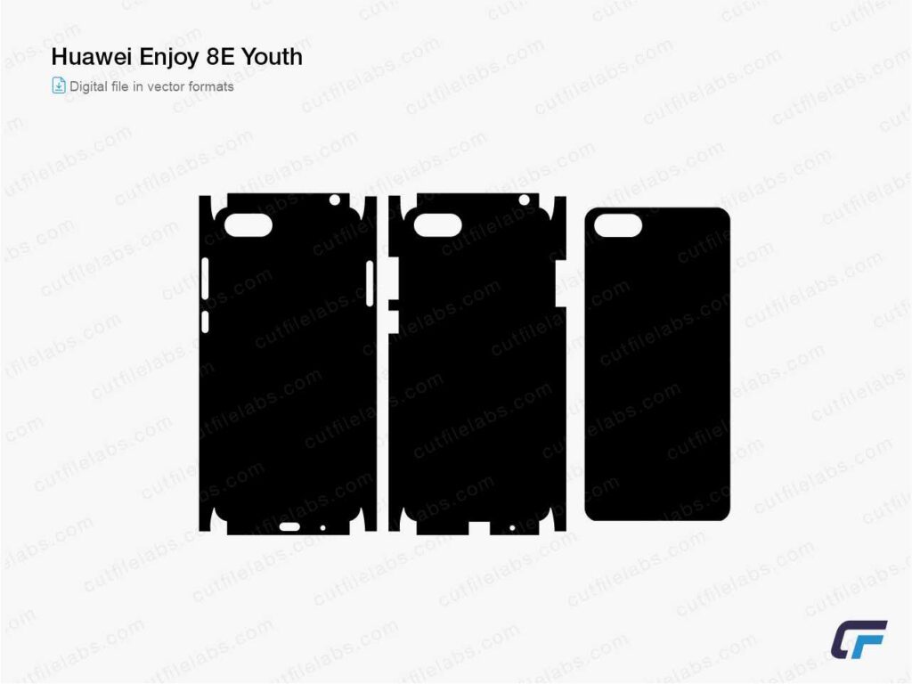 Huawei Enjoy 8E Youth Cut File Template