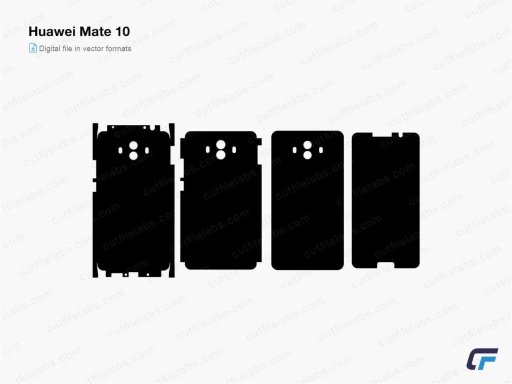 Huawei Mate 10 Cut File Template