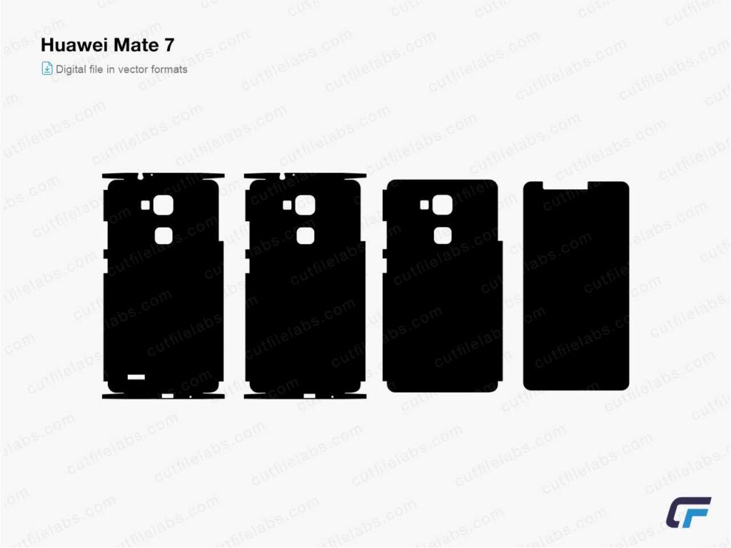 Huawei Mate 7 Cut File Template
