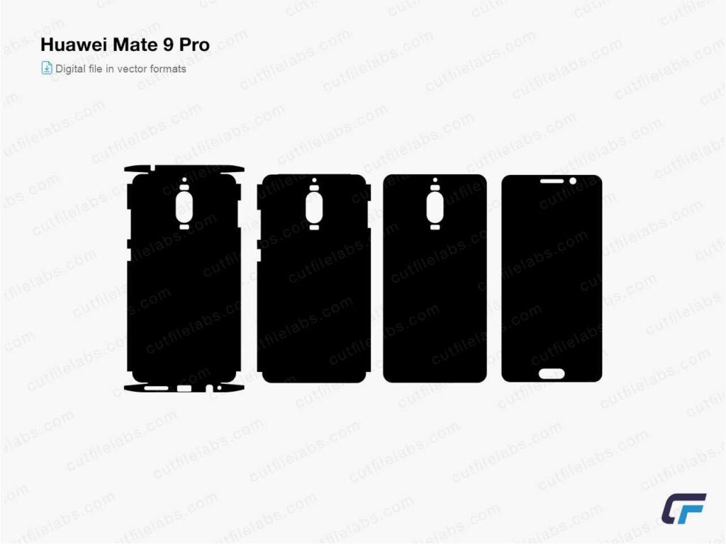Huawei Mate 9 Pro Cut File Template