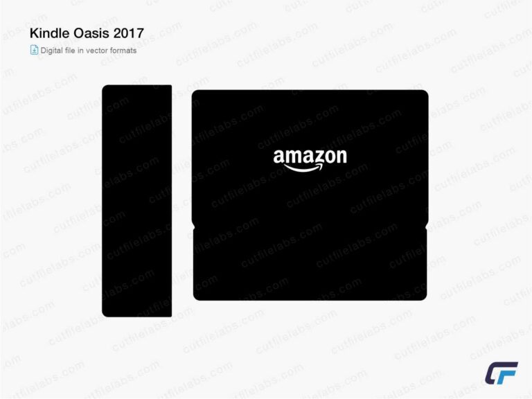 Kindle Oasis (2017) Cut File Template