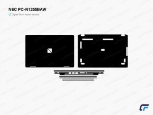 NEC Lavie N12 N1255/BAW PC-N1255BAW (2021) Cut File Template | CutFileLabs