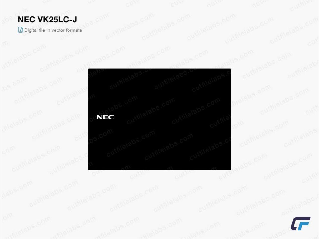 NEC VersaPro VK25LC-J Cut File Template