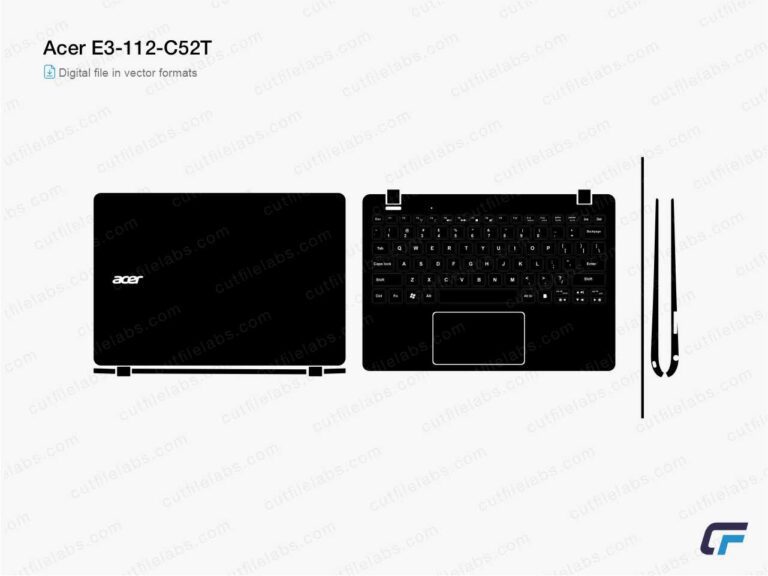 Acer Aspire E3-112-C52T (2015) Cut File Template