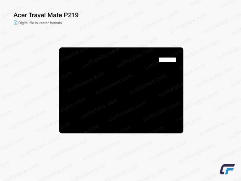Acer Travel Mate P219 Cut File Template