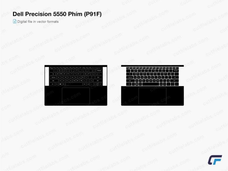 Dell Precision 5550 (P91F) Cut File Template