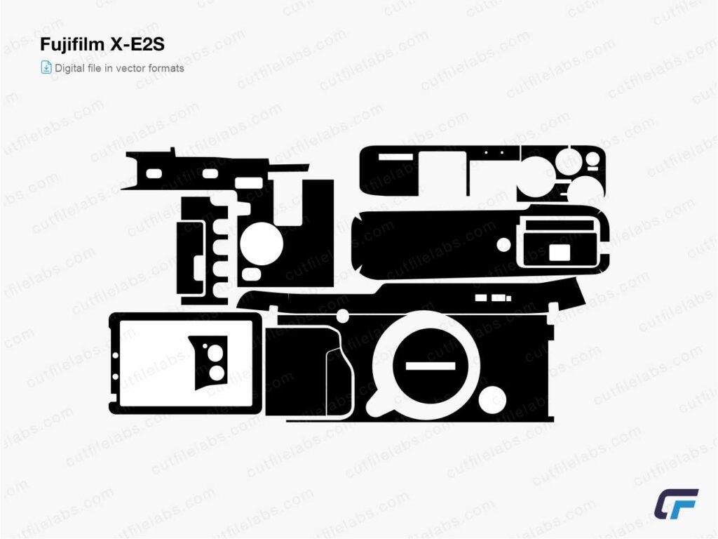 Fujifilm X-E2S Cut File Template