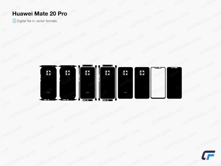 Huawei Mate 20 Pro (2018) Cut File Template