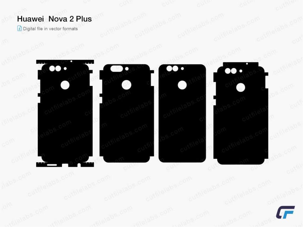 Huawei Nova 2 Plus Cut File Template