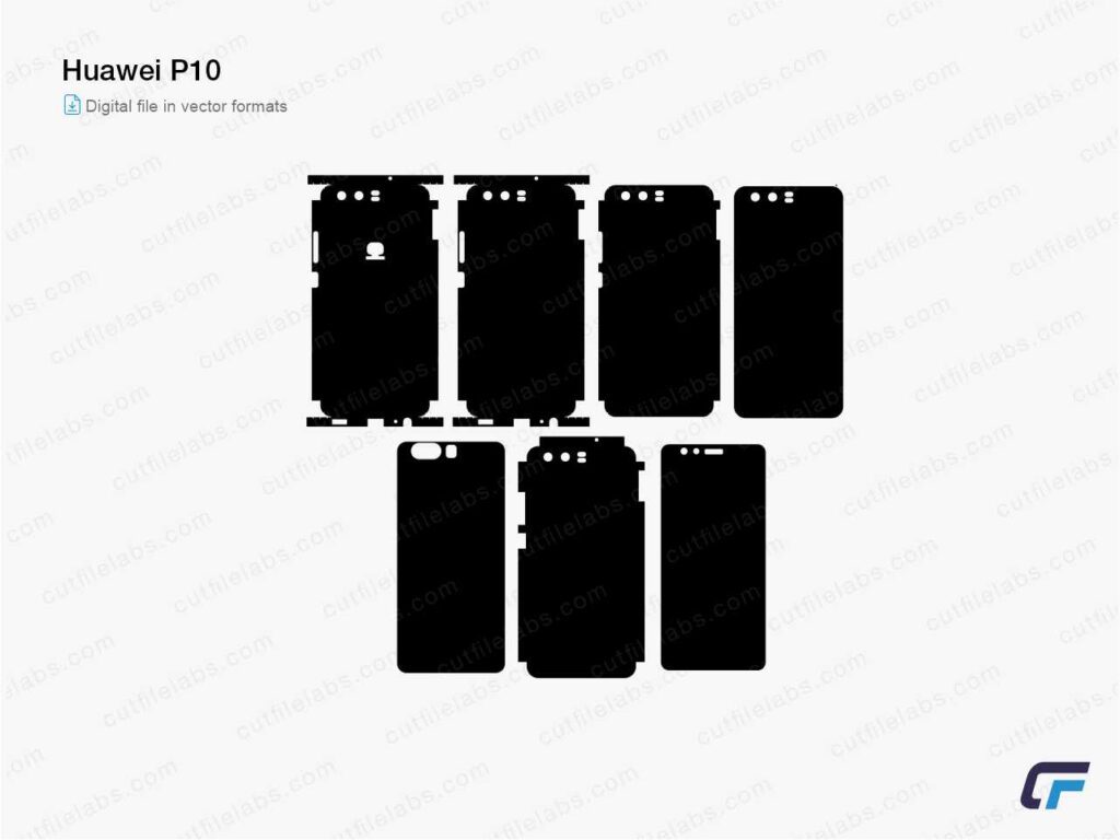 Huawei P10 Cut File Template