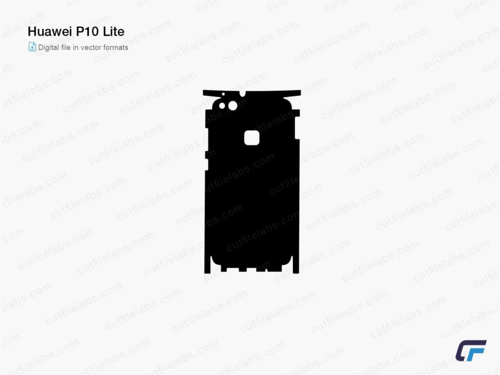 Huawei P10 Lite Cut File Template