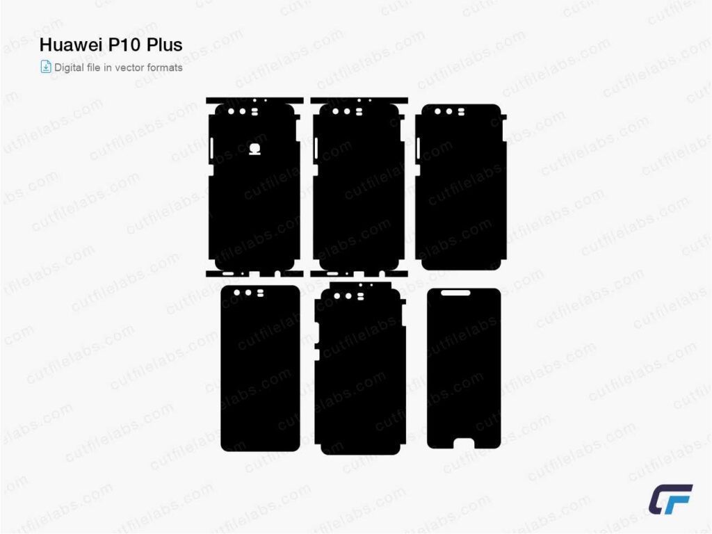 Huawei P10 Plus Cut File Template