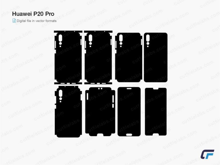 Huawei P20 Pro (2018) Cut File Template