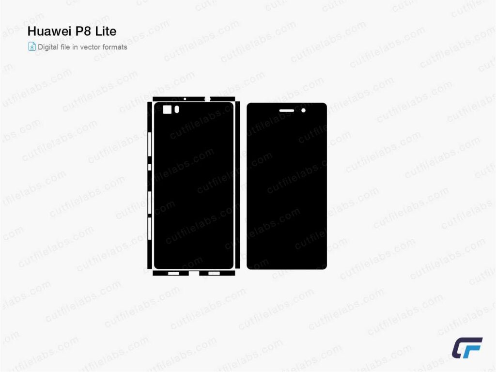 Huawei P8 Lite Cut File Template