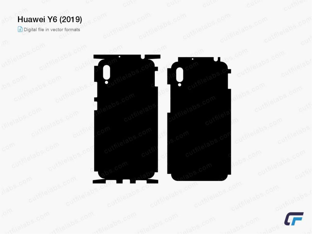 Huawei Y6 (2019) Cut File Template
