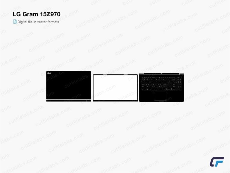 LG Gram 15Z970 Cut File Template