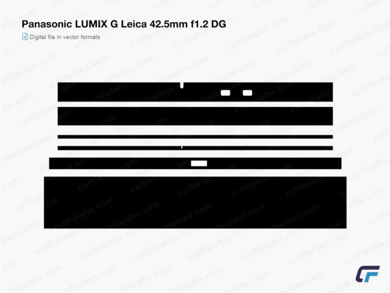Panasonic LUMIX G Leica 42.5mm f1.2 DG Cut File Template