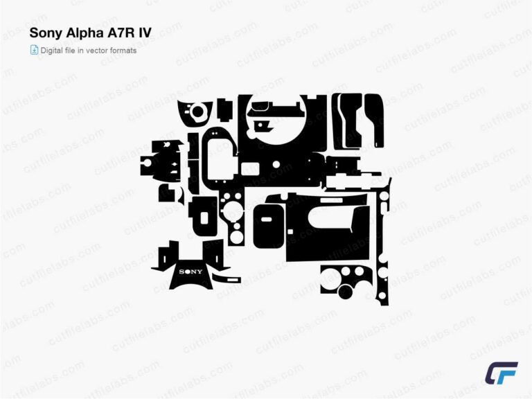Sony Alpha A7R IV Cut File Template