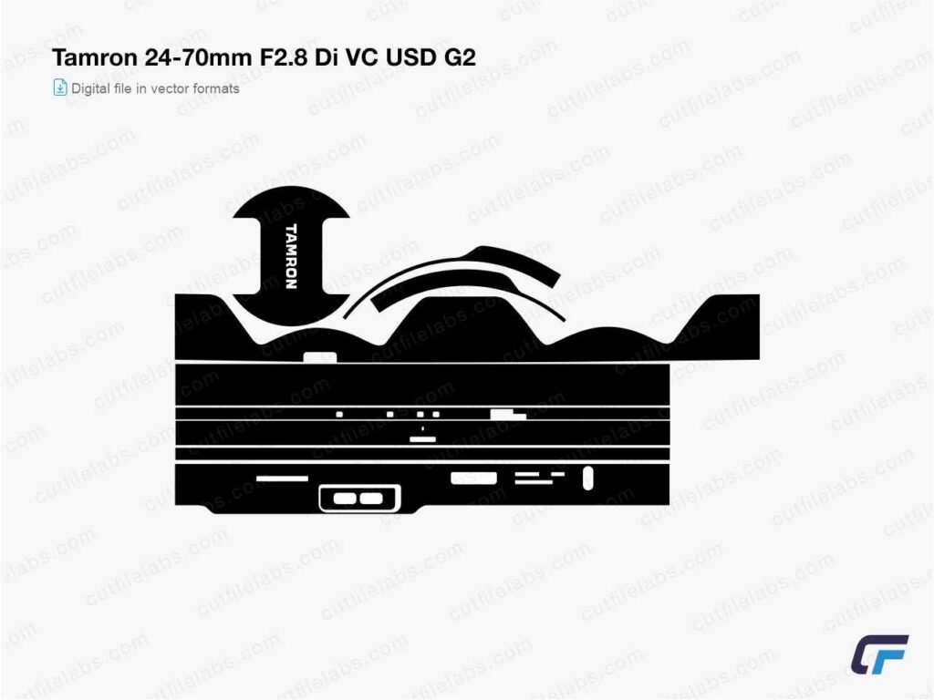 Tamron 24-70mm F2.8 Di VC USD G2 (2012) Cut File Template