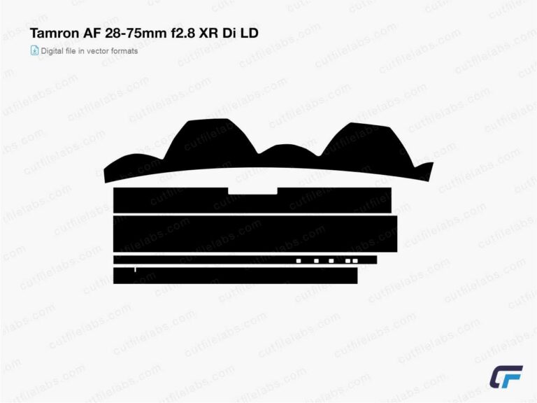Tamron AF 28-75mm f2.8 XR Di LD (2018) Cut File Template