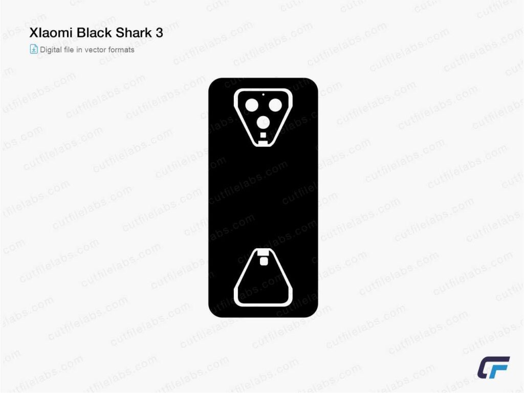 Xiaomi Black Shark 3 (2020) Cut File Template