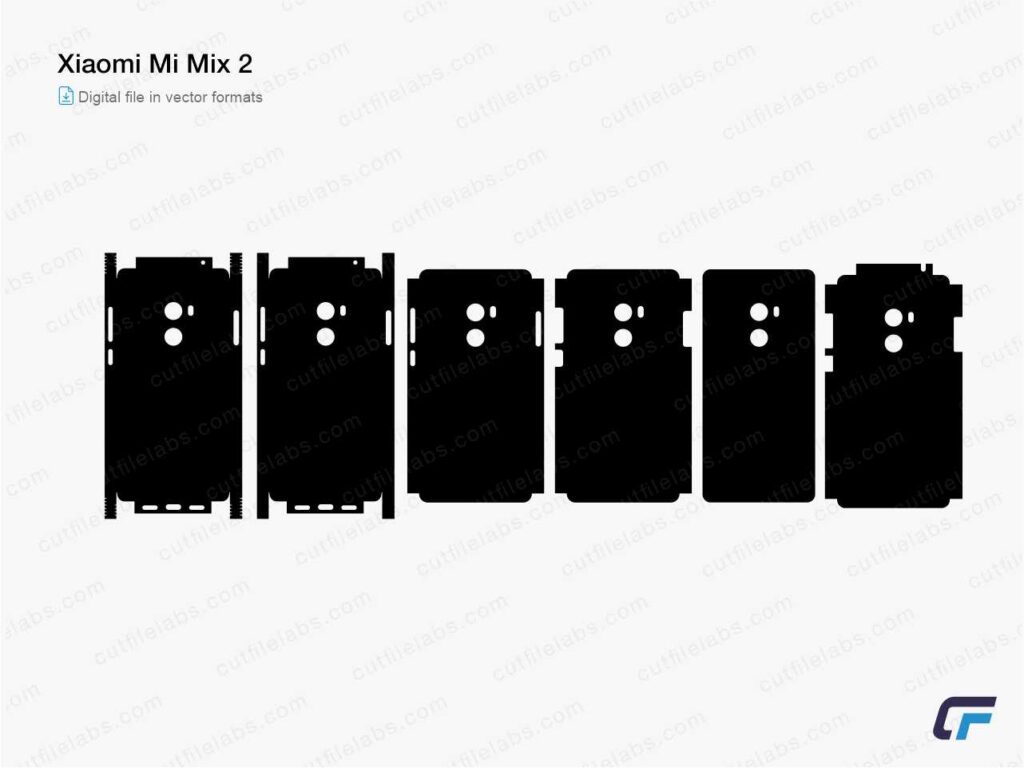 Xiaomi Mi Mix 2 Cut File Template