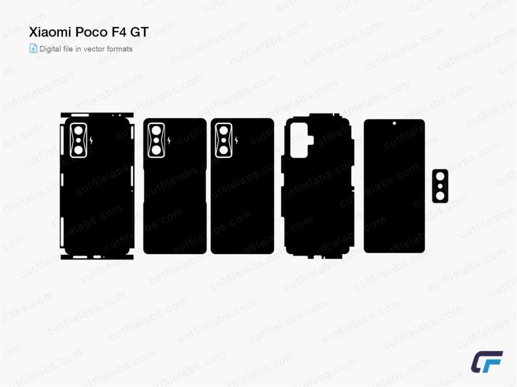 Xiaomi Poco F4 GT Cut File Template