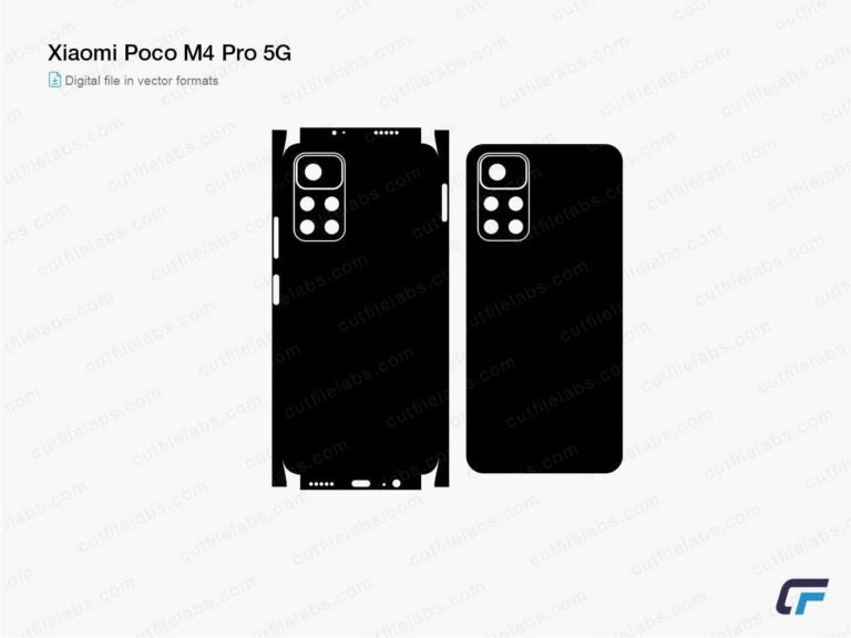 Xiaomi Poco M4 Pro 5G (2021) Cut File Template