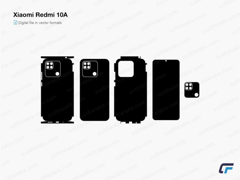 Xiaomi Redmi 10A (2022) Cut File Template