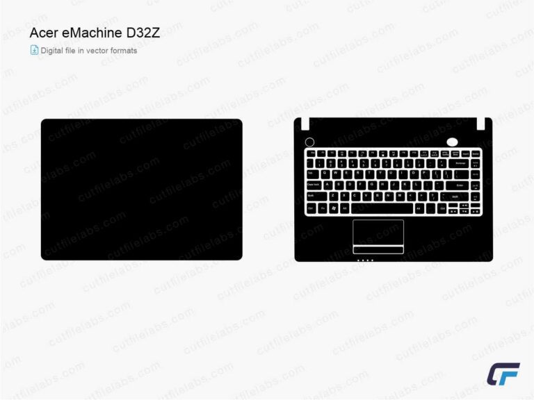 Acer eMachine D32Z Cut File Template