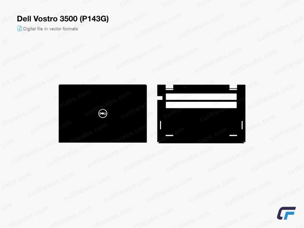Dell Vostro 3500 (P143G) Cut File Template