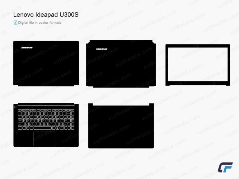 Lenovo IdeaPad U300s Cut File Template