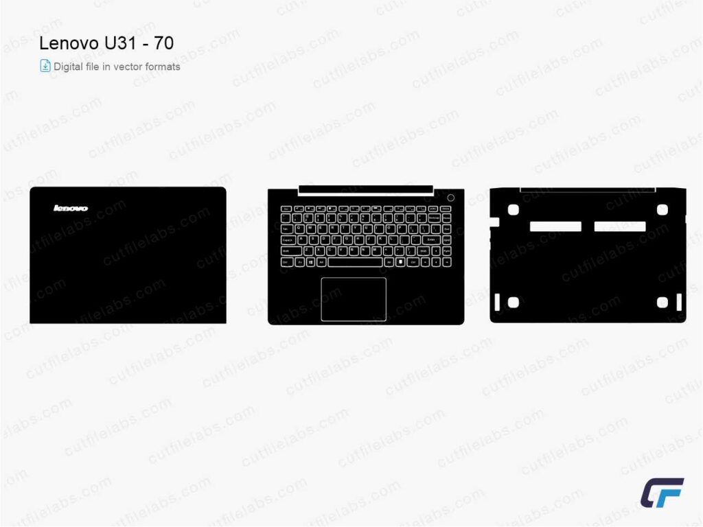 Lenovo U31-70 (2015) Cut File Template
