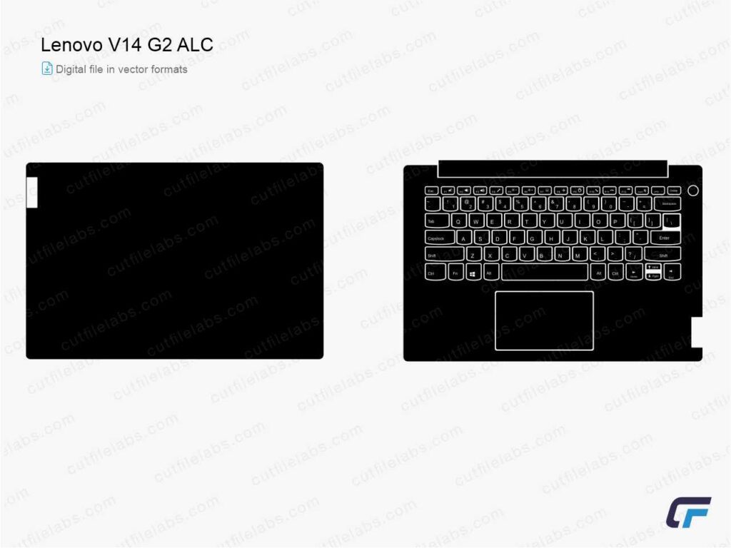 Lenovo V14 G2 ALC Cut File Template