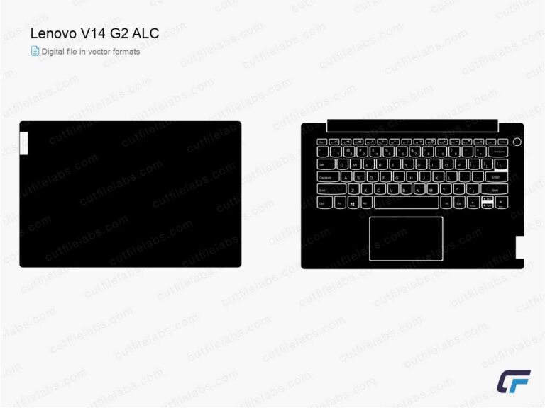 Lenovo V14 G2 ALC (2022) Cut File Template