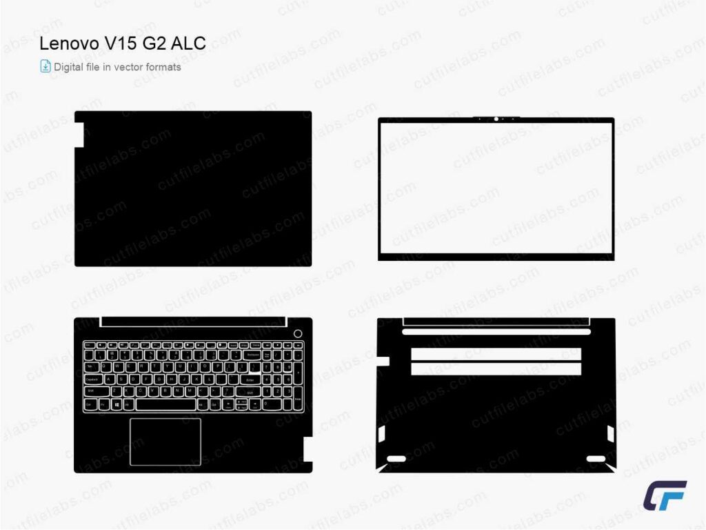 Lenovo V15 G2 ALC Cut File Template