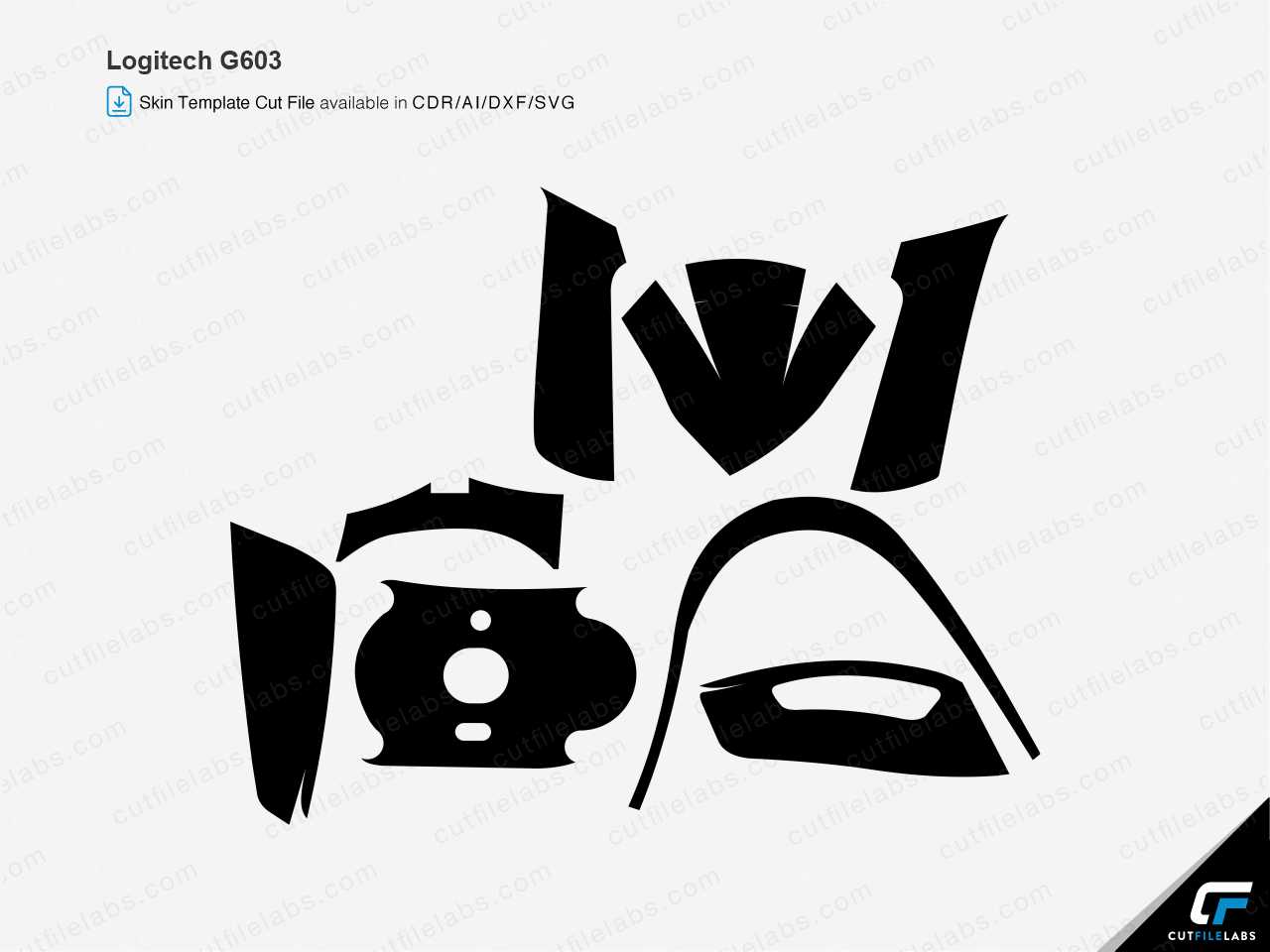Logitech g603 cut file template cut file labs