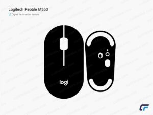 Logitech Pebble M350 (2021) Cut File Template | CutFileLabs