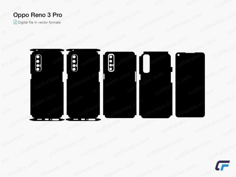 Oppo Reno 3 Pro (2020) Cut File Template