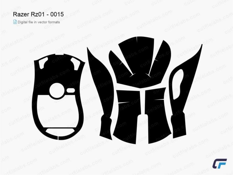 Razer DeathAdder RZ01-0015 (2016) Cut File Template